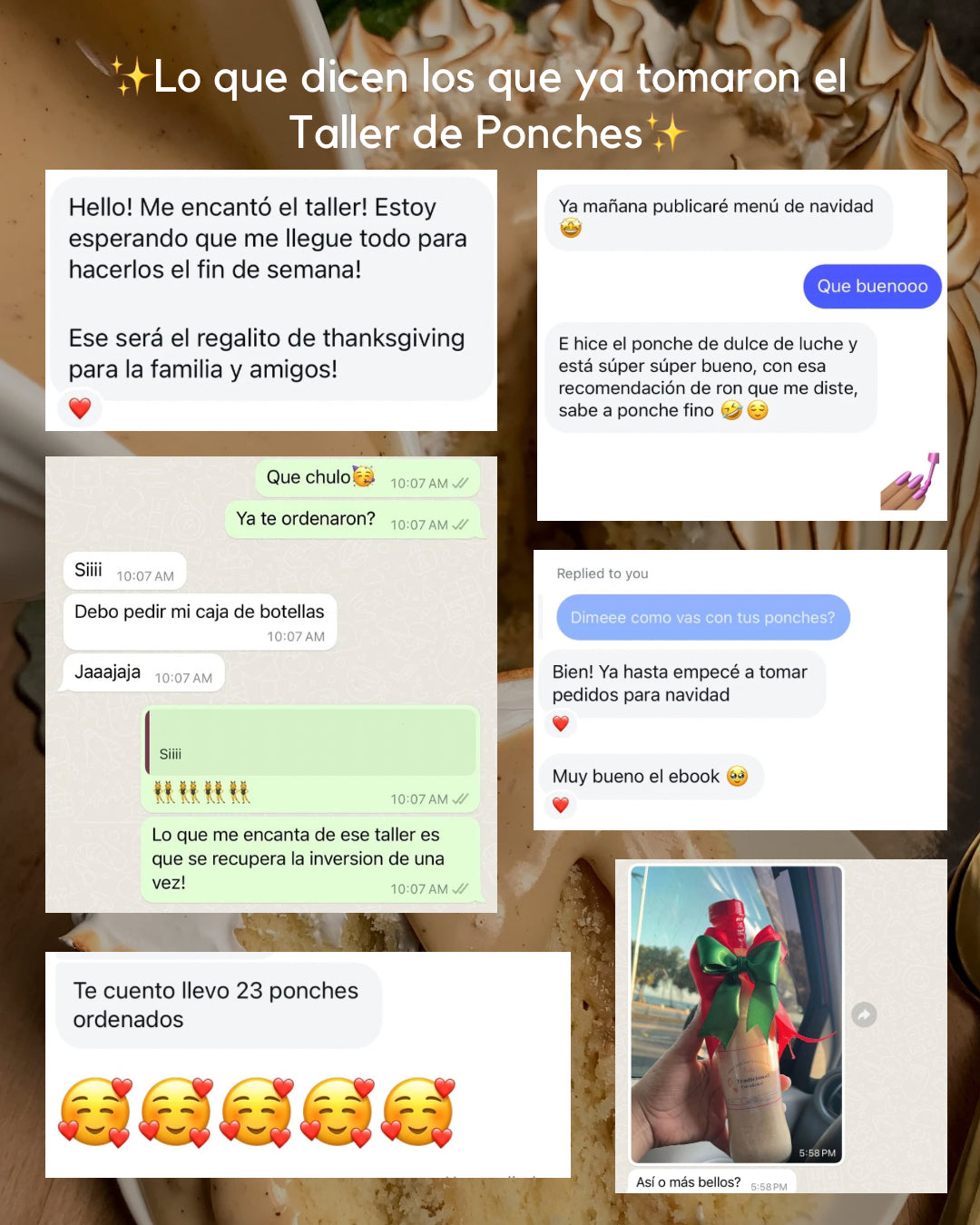 Taller Ponches Navideños - Online