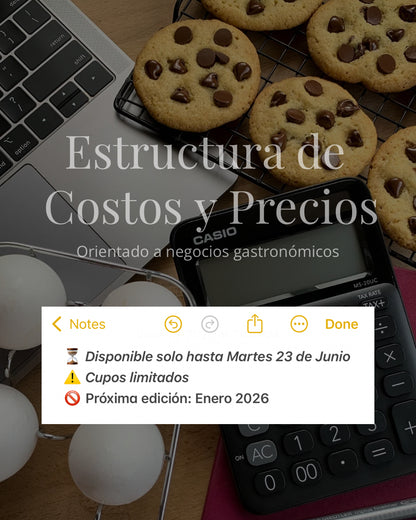 Taller: Estructura de Costos y Precios