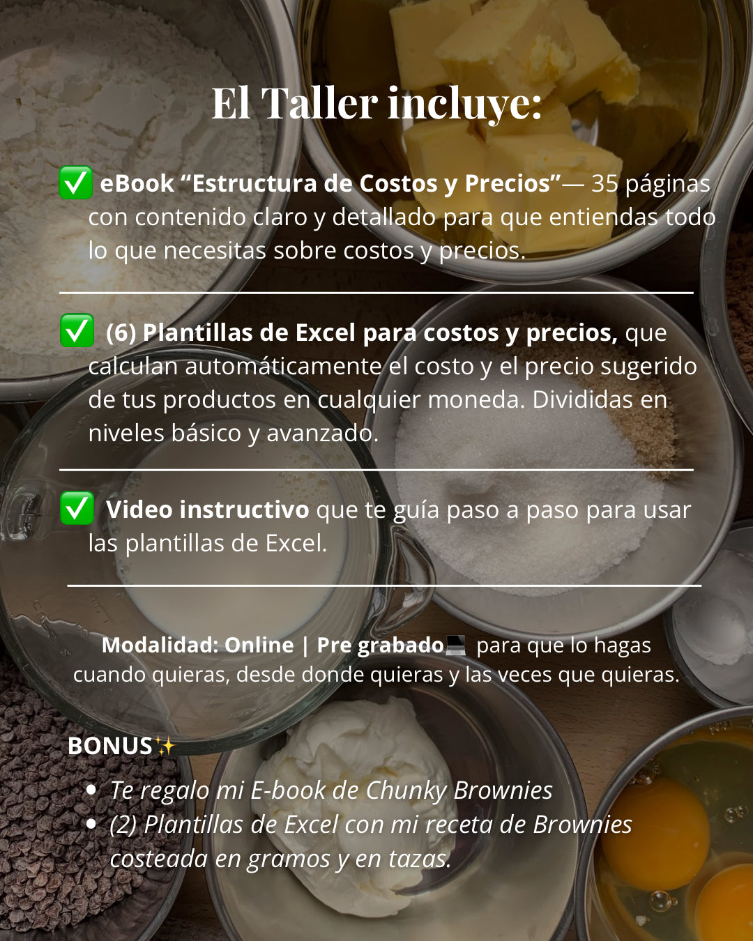 Taller: Estructura de Costos y Precios