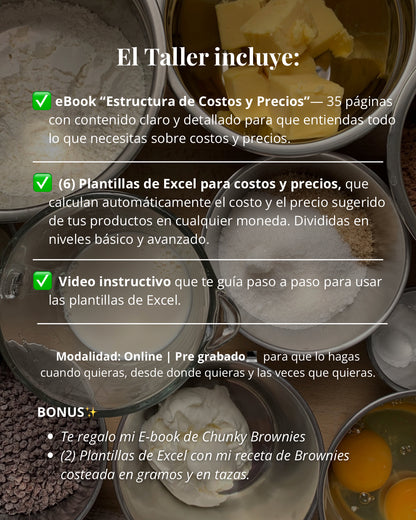 Taller: Estructura de Costos y Precios